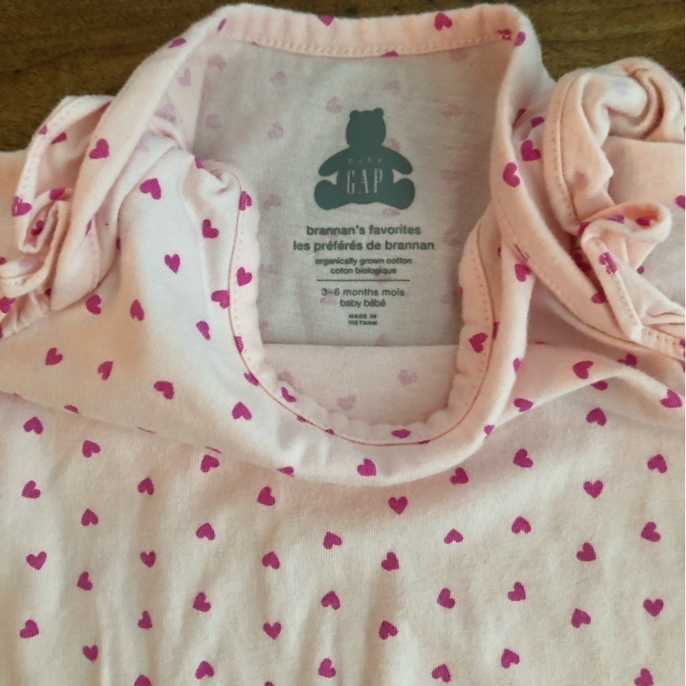 GAP Baby Organic Cotton Mix and Match Printed Bodysuit and Leggings 2-Piece 3-6M - Picture 8 of 11